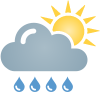 Heavy showers